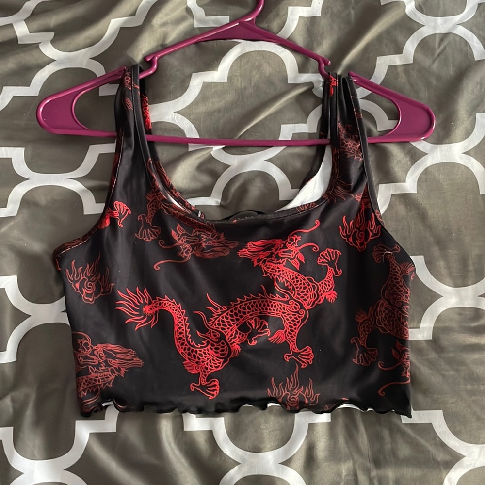 Chinese Dragon Crop top